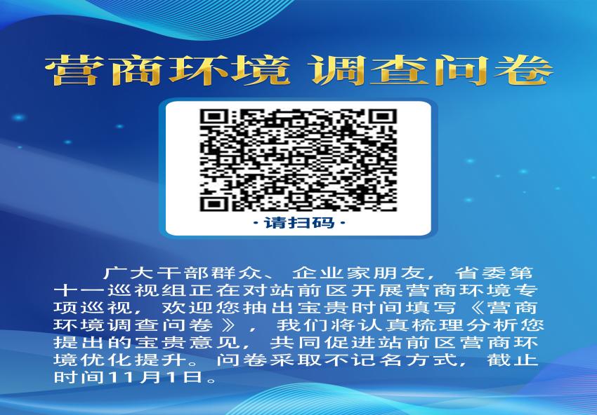 营商环境调查问卷